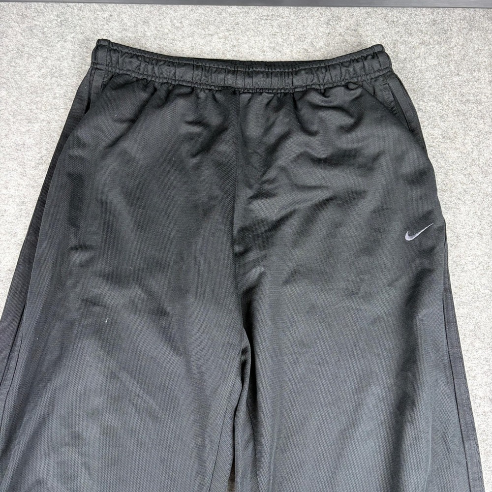 Vintage Y2K Nike Track Pants Mens XL Black Baggy Skater Athletic Training Gym
